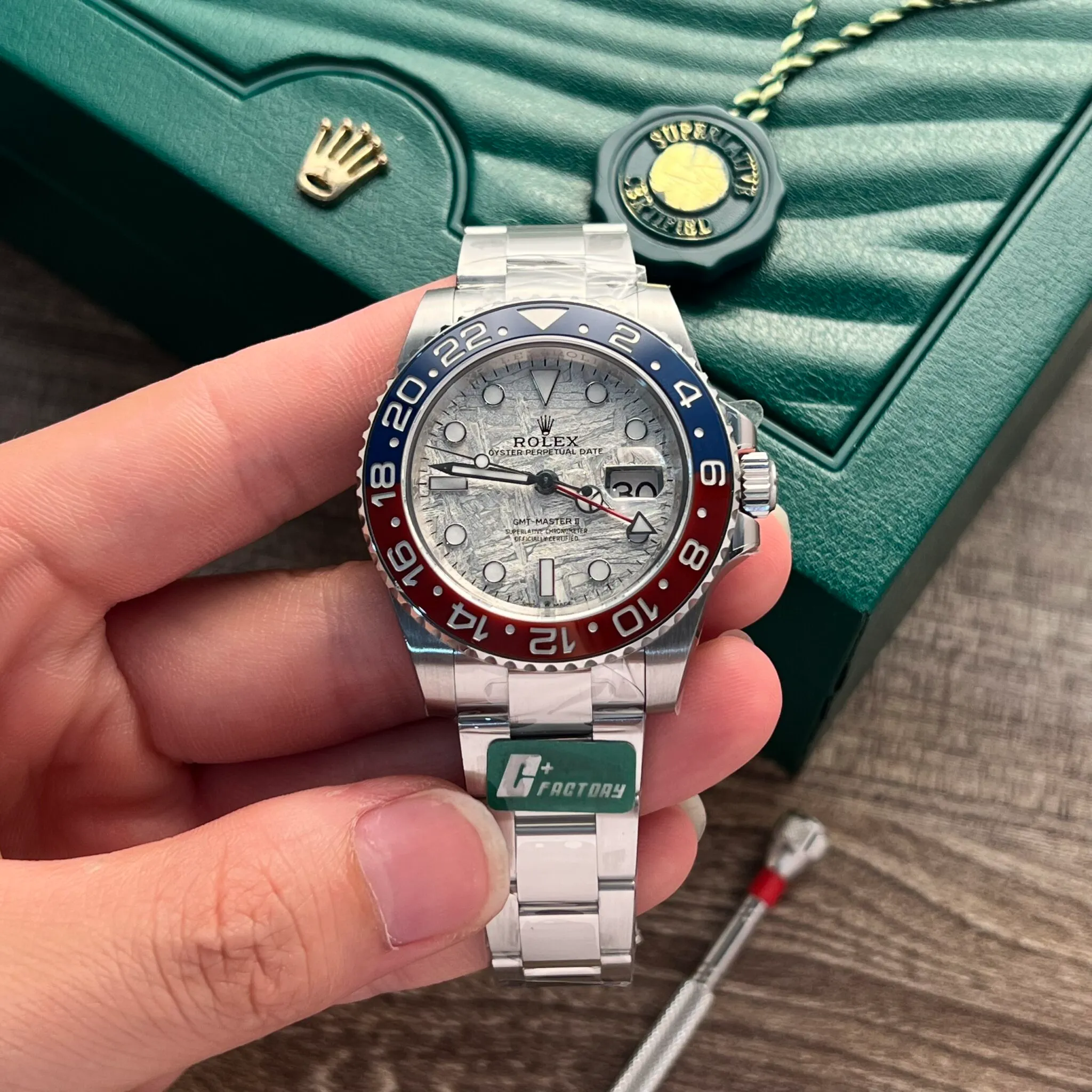 Rolex GMT-Master II Meteorite Dial 126719BLRO “Superman”