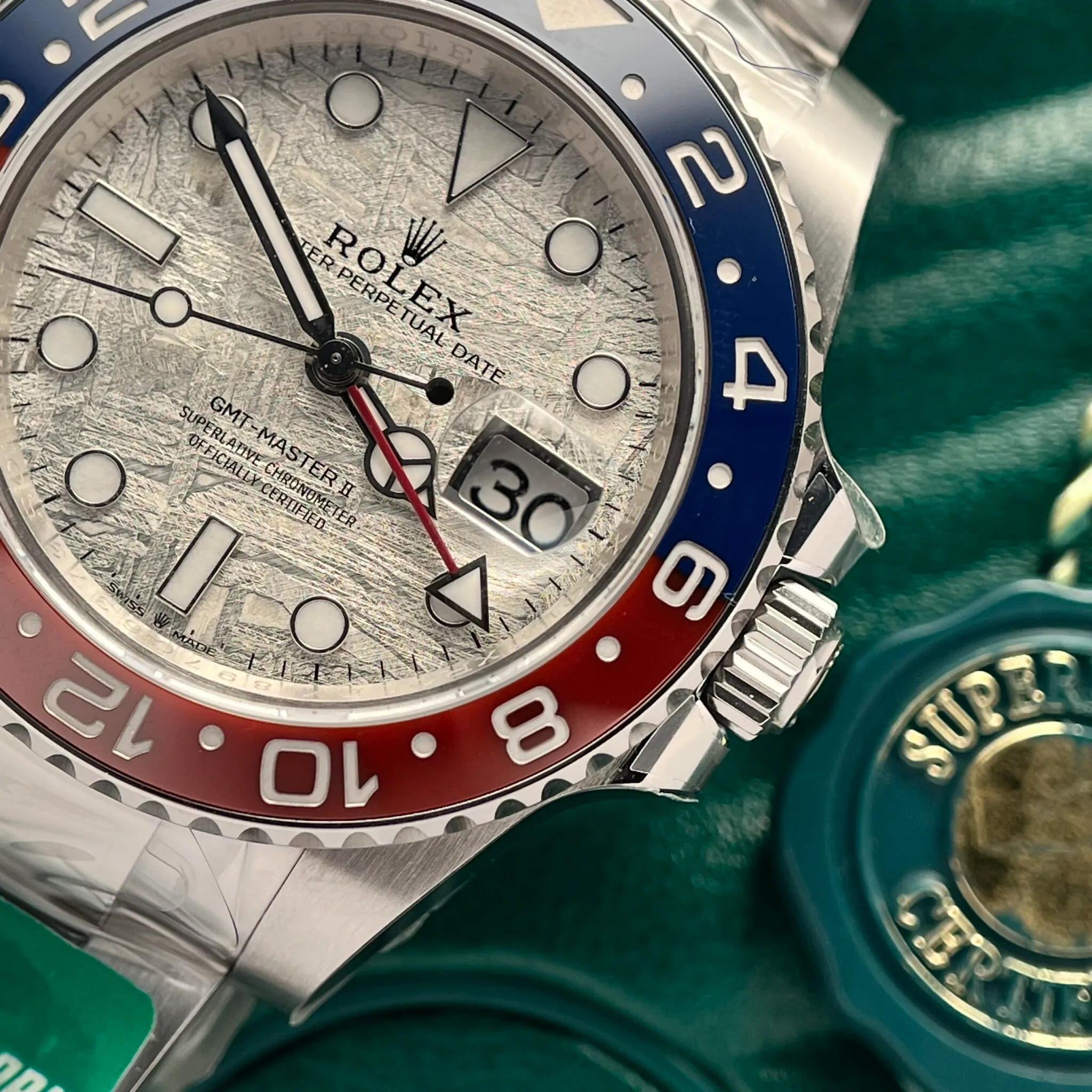 Rolex GMT-Master II Meteorite Dial 126719BLRO “Superman”