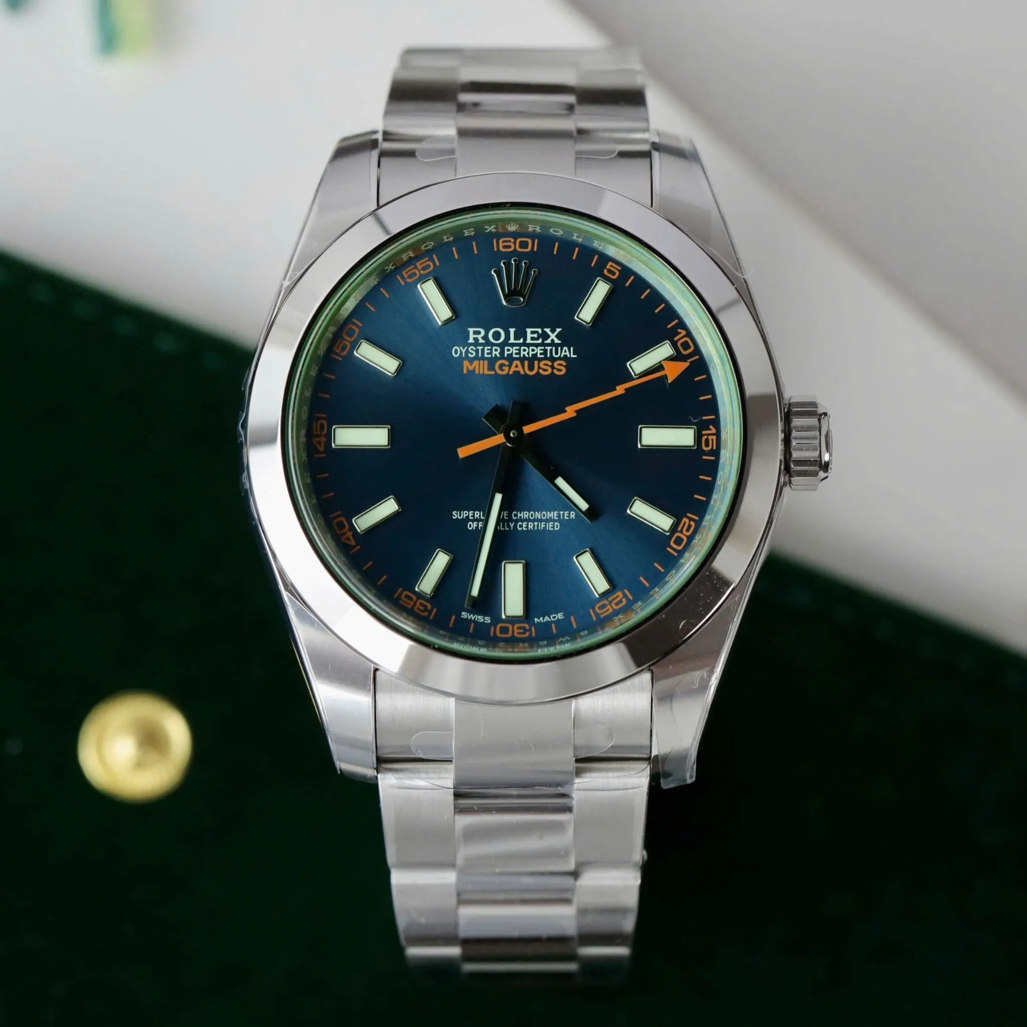 Rolex Milgauss Blue Dial 116400GV