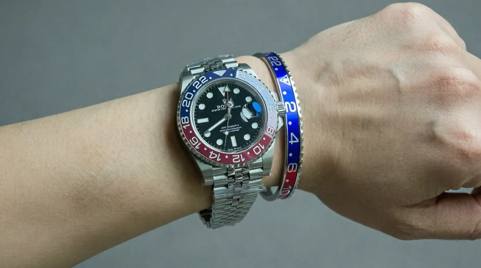 Pepsi GMT Titanium Steel Bracelet