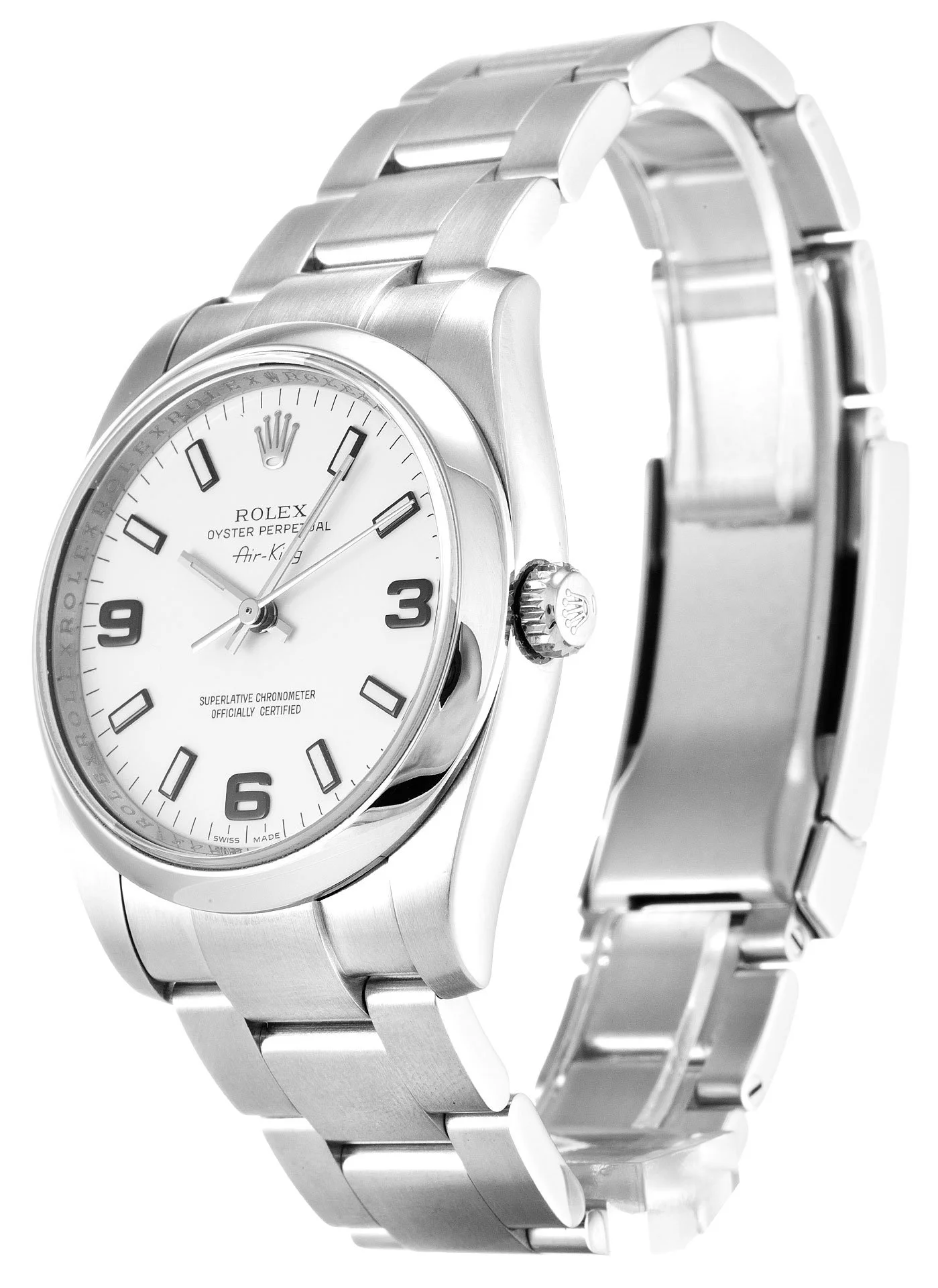 Rolex Air-King White Dial 114200
