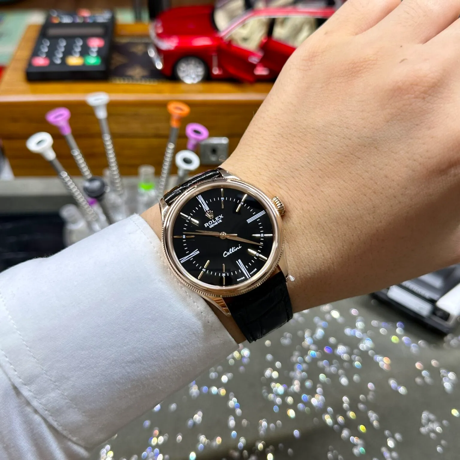 Rolex Cellini Black Dial REP016814