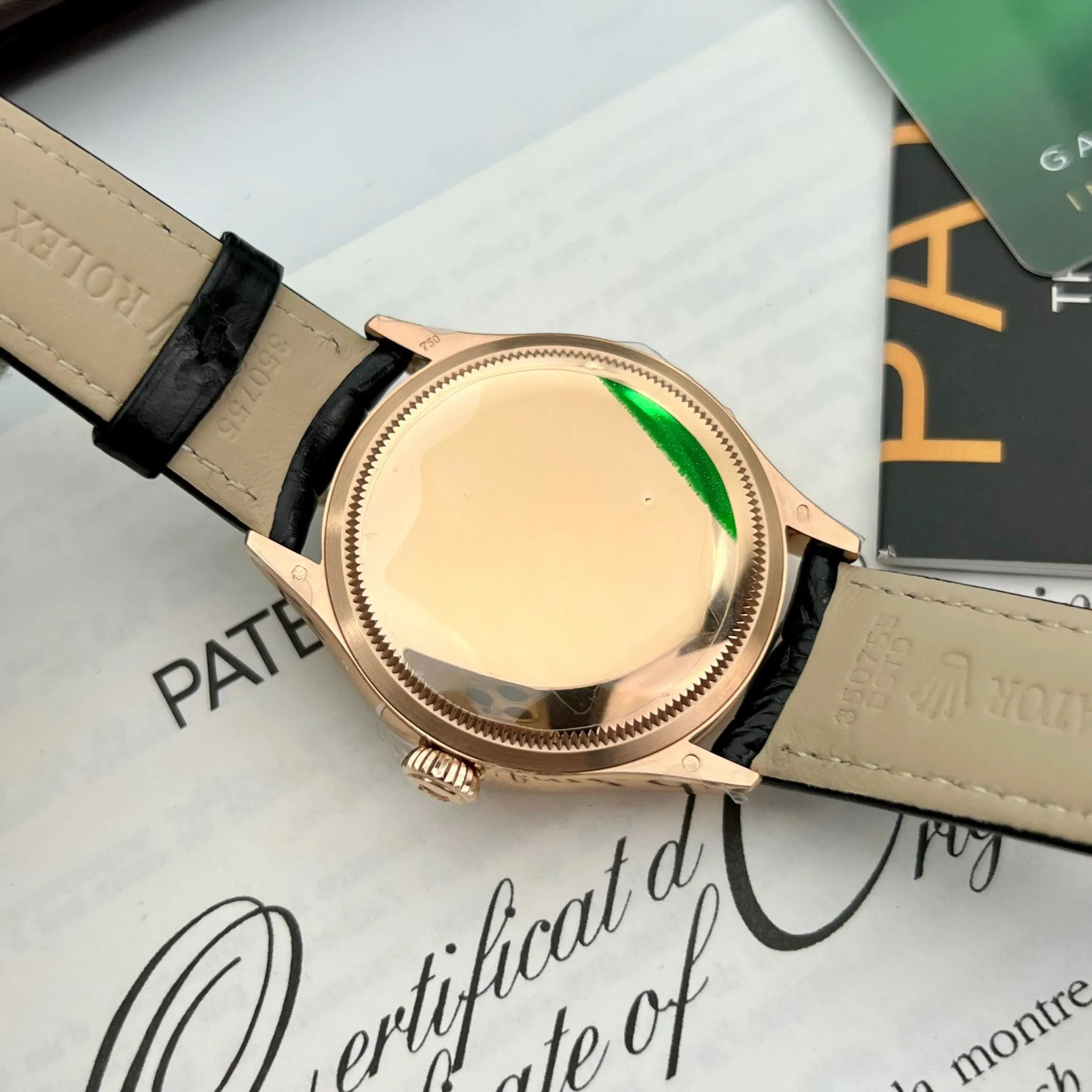 Rolex Cellini Black Dial 50525