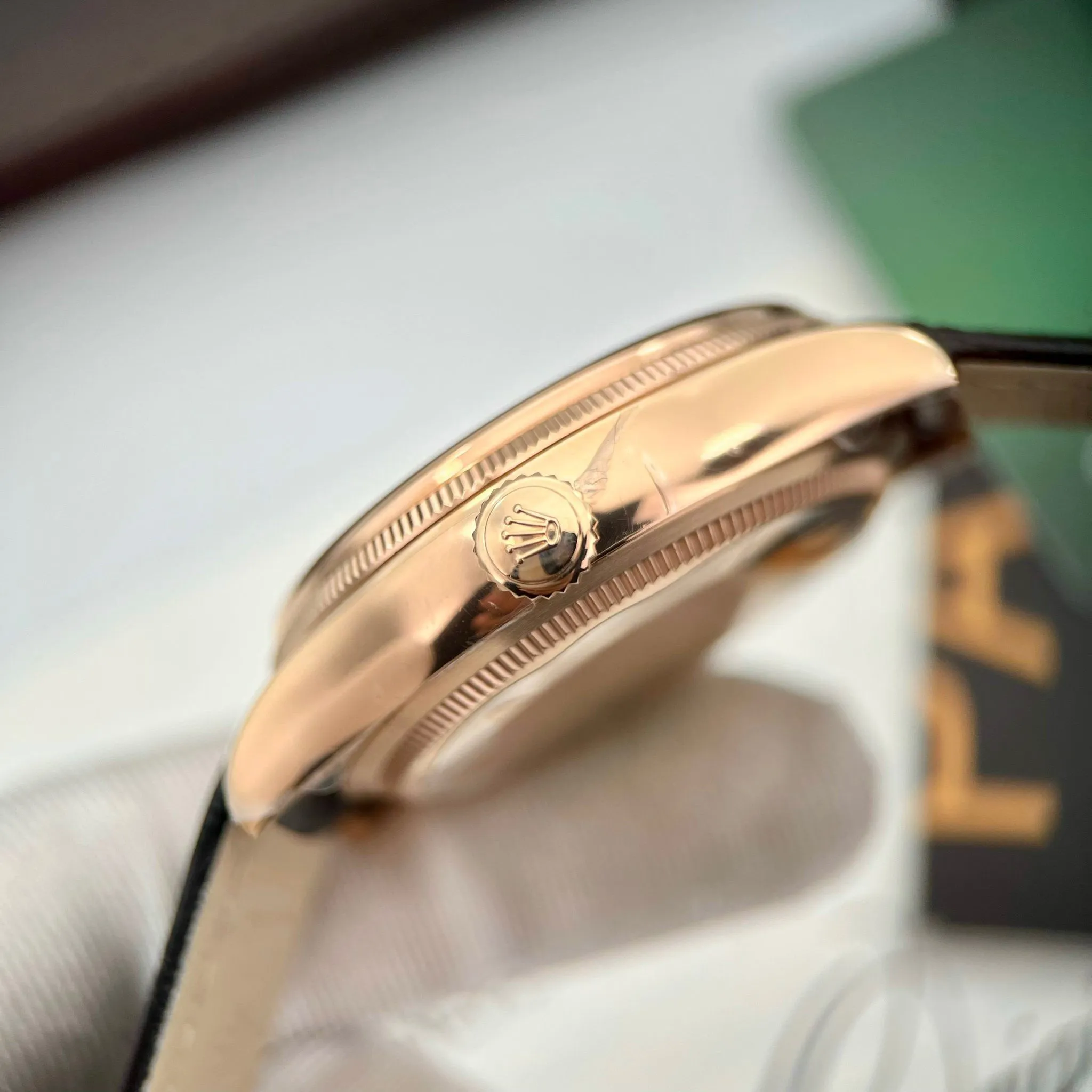 Rolex Cellini Black Dial 50525