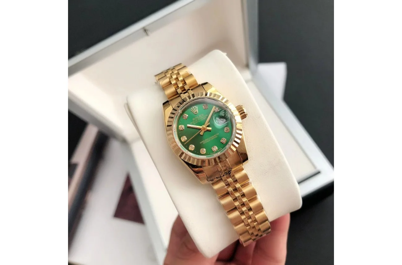 Rolex Datejust RG/RG Jub Green/Dial 36/28 mm
