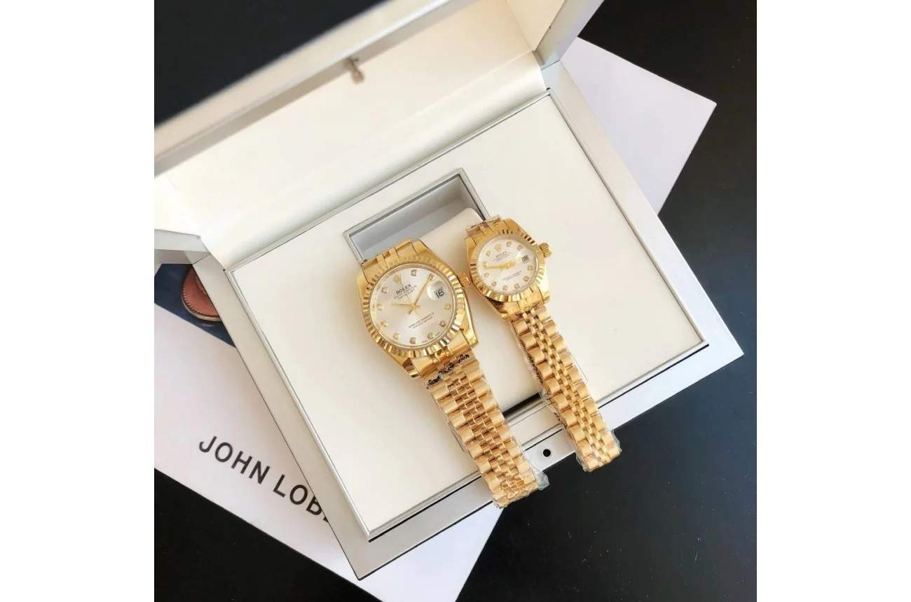 Rolex Datejust RG/RG Jub Sliver/Dial 36/28 mm