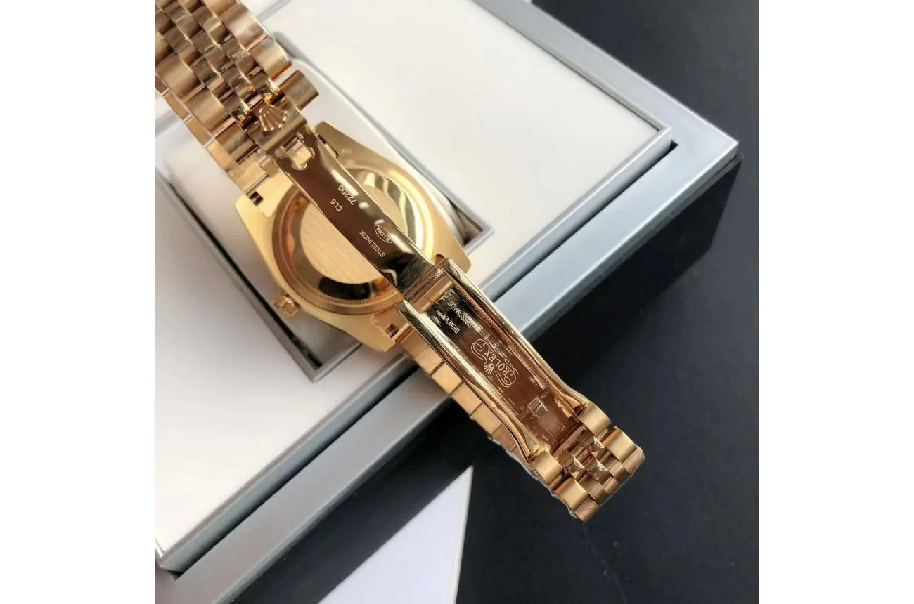 Rolex Datejust RG/RG Jub White/Dial 36/28 mm