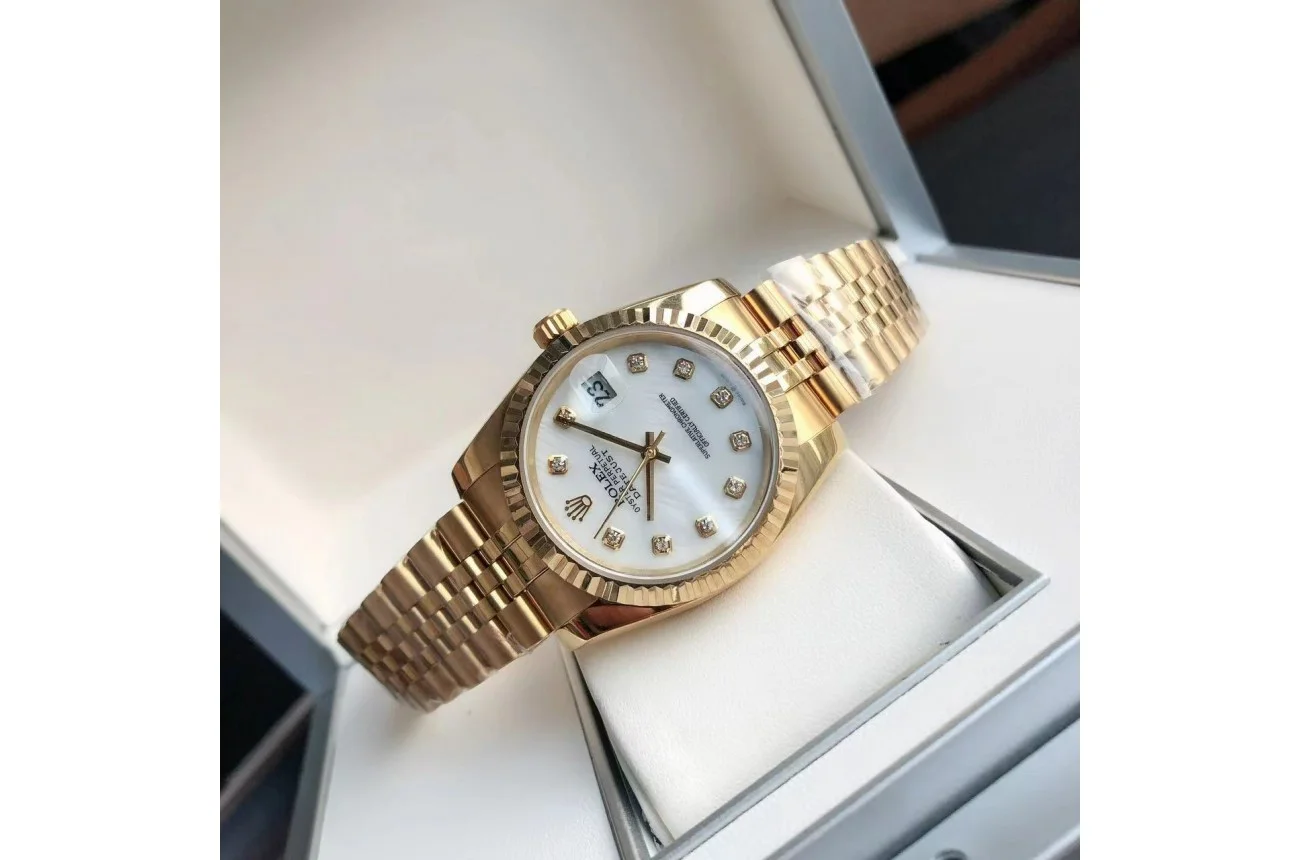 Rolex Datejust RG/RG Jub White/Dial 36/28 mm