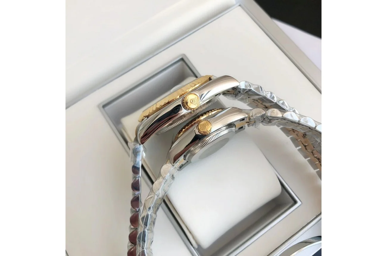 Rolex Datejust RG/SS Jub Sliver/Dia 36/28 mm