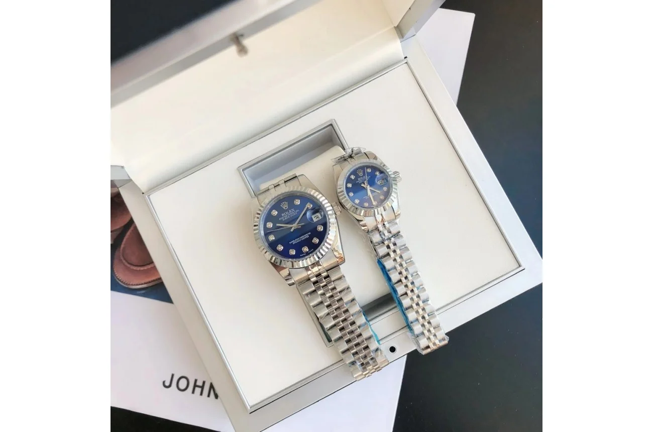 Rolex Datejust SS/SS Jub Blue/Dial 36/28 mm
