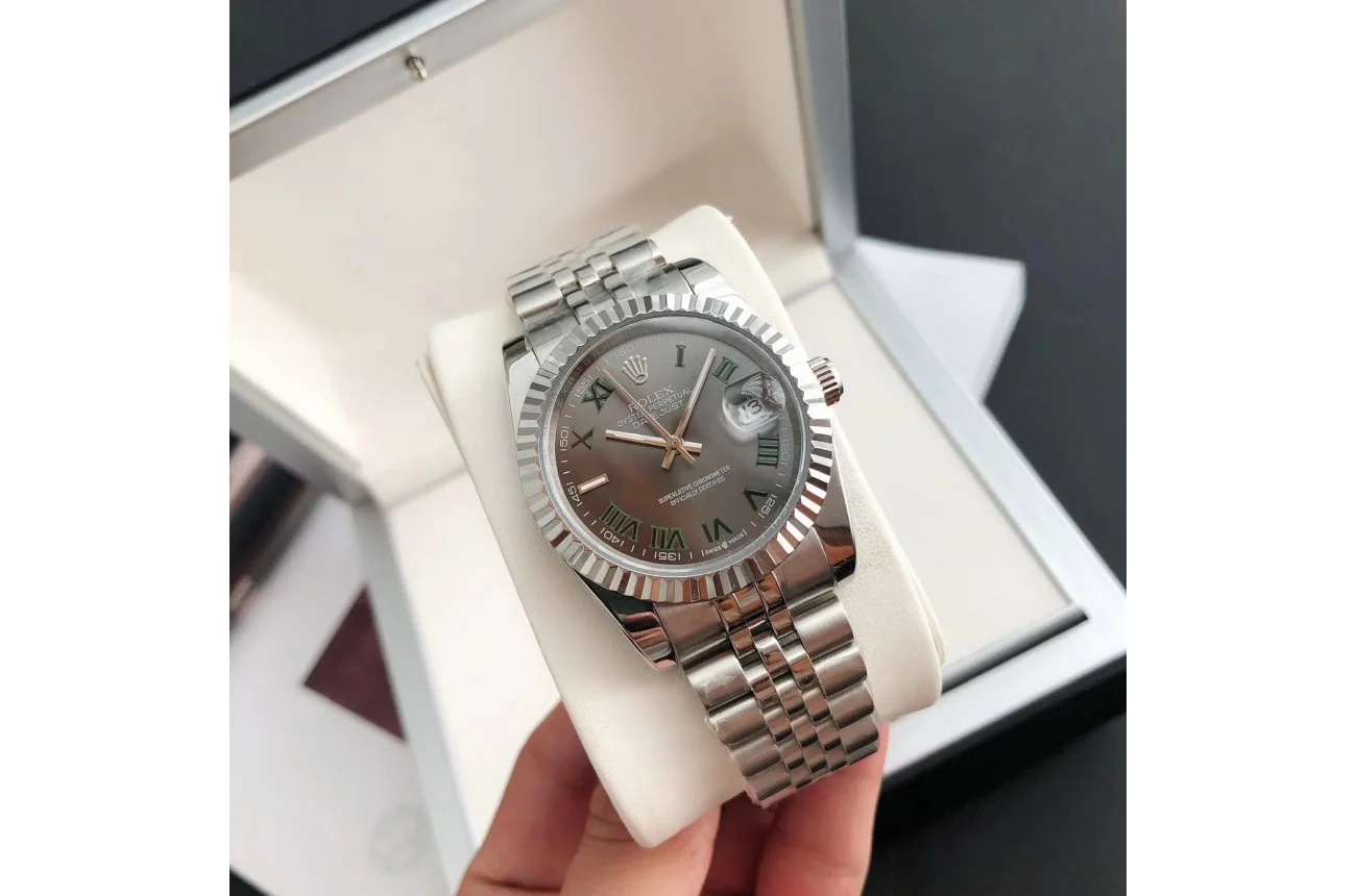 Rolex Datejust SS/SS Jub Grey/Rmn 36/28 mm