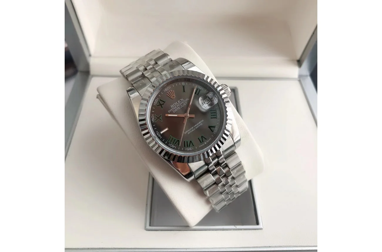 Rolex Datejust SS/SS Jub Grey/Rmn 36/28 mm
