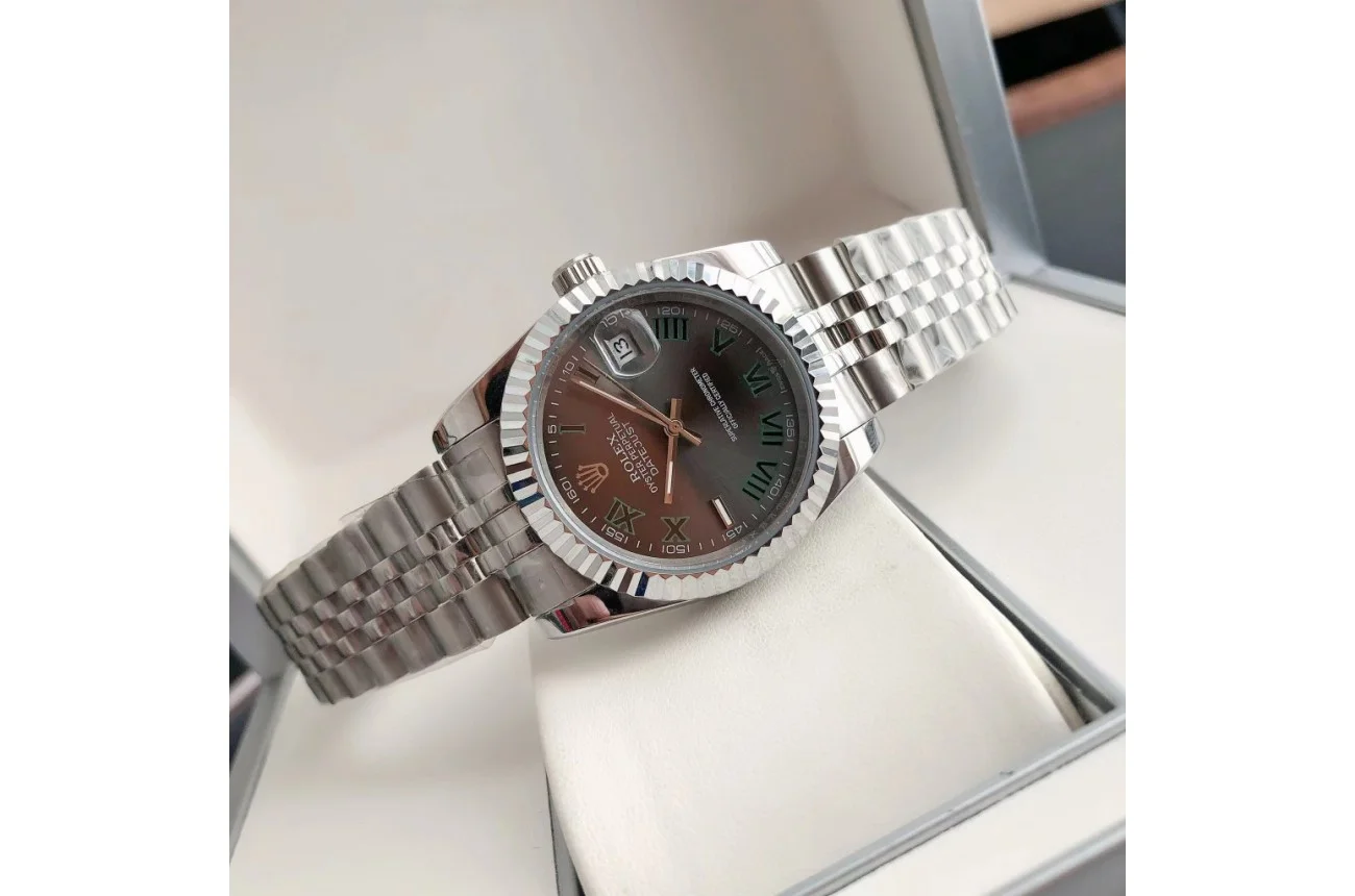 Rolex Datejust SS/SS Jub Grey/Rmn 36/28 mm