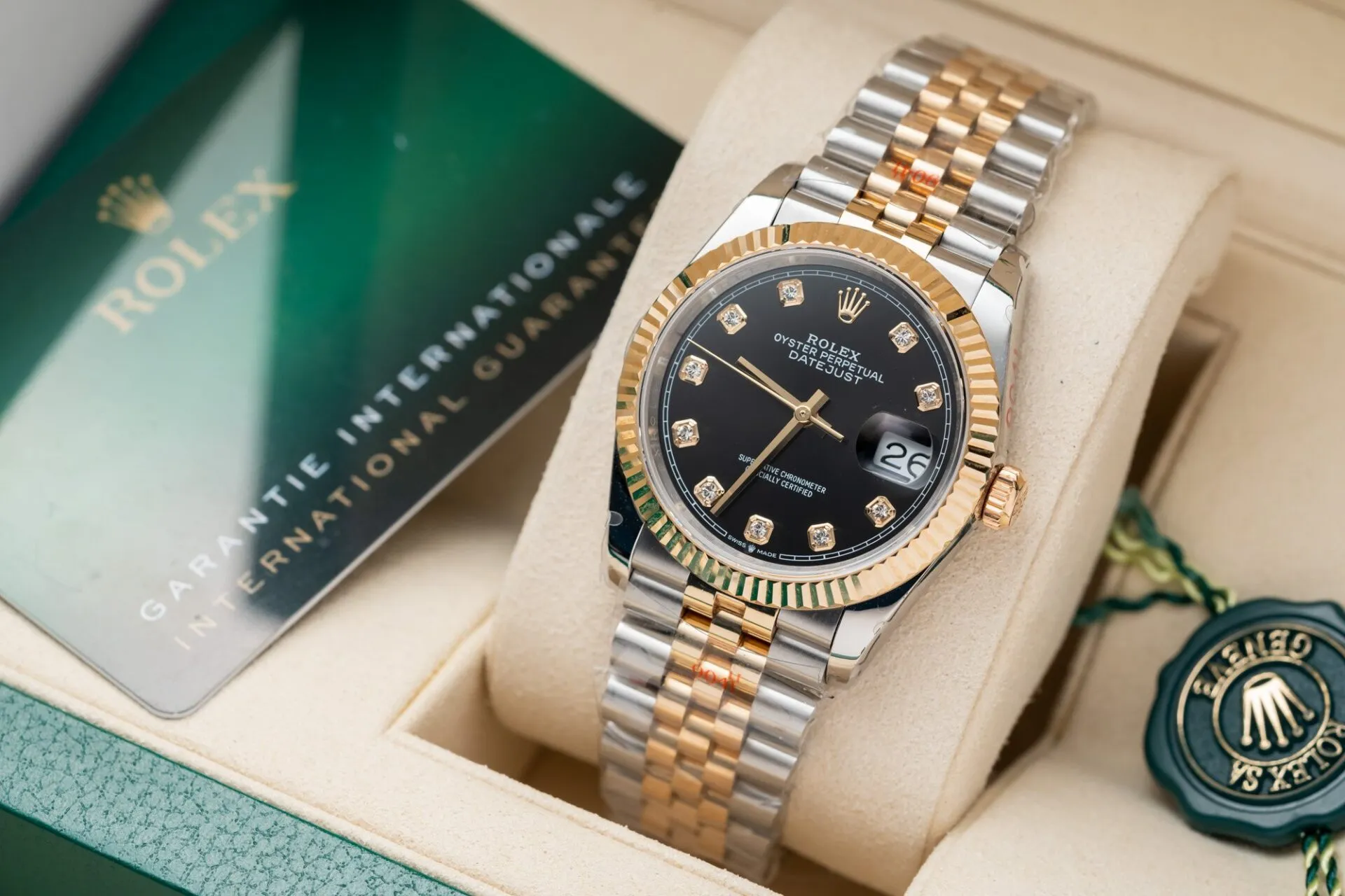 Rolex Datejust Black Dial 116233 36 mm