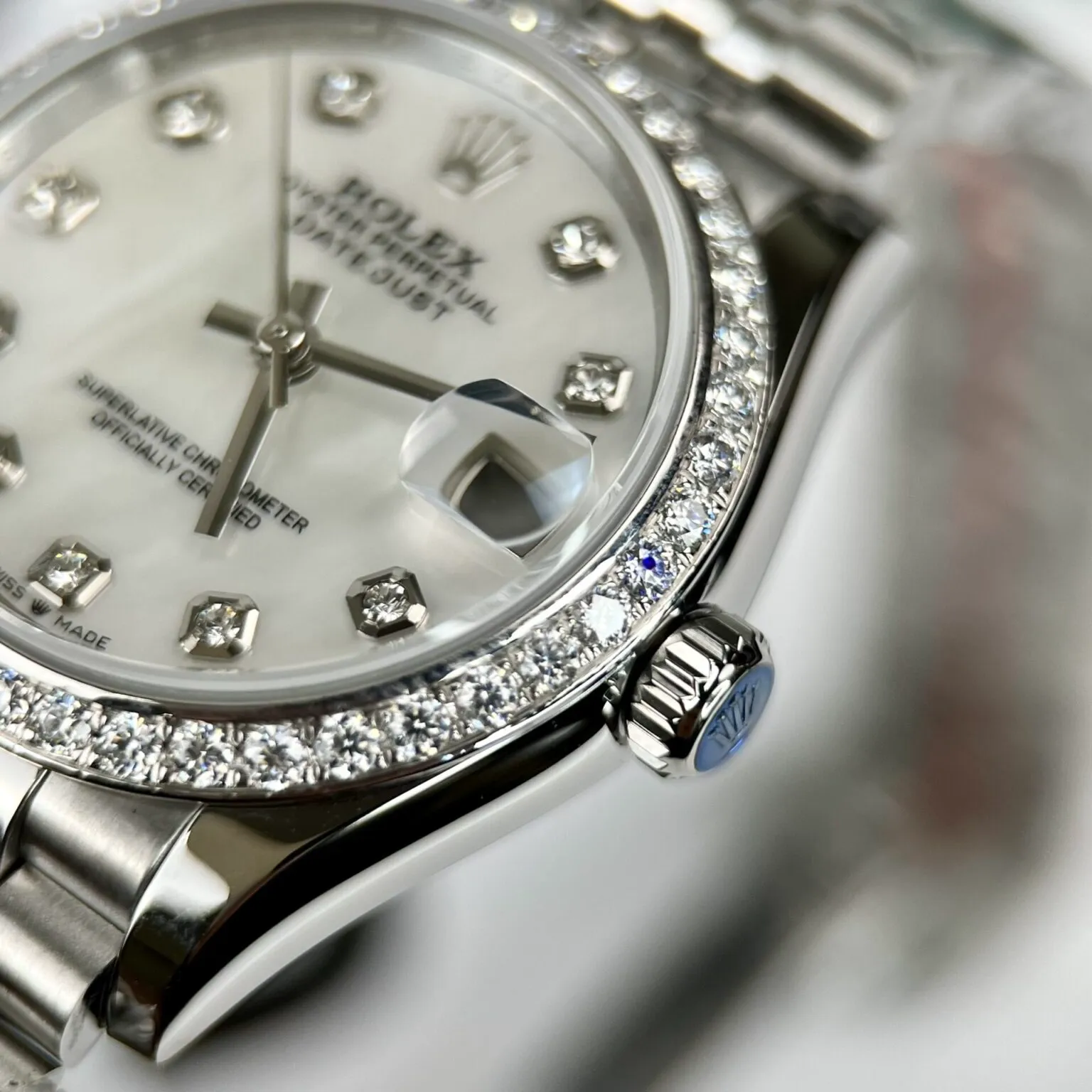 Rolex Datejust Mother of Pearl – White Dial 116244 36 mm