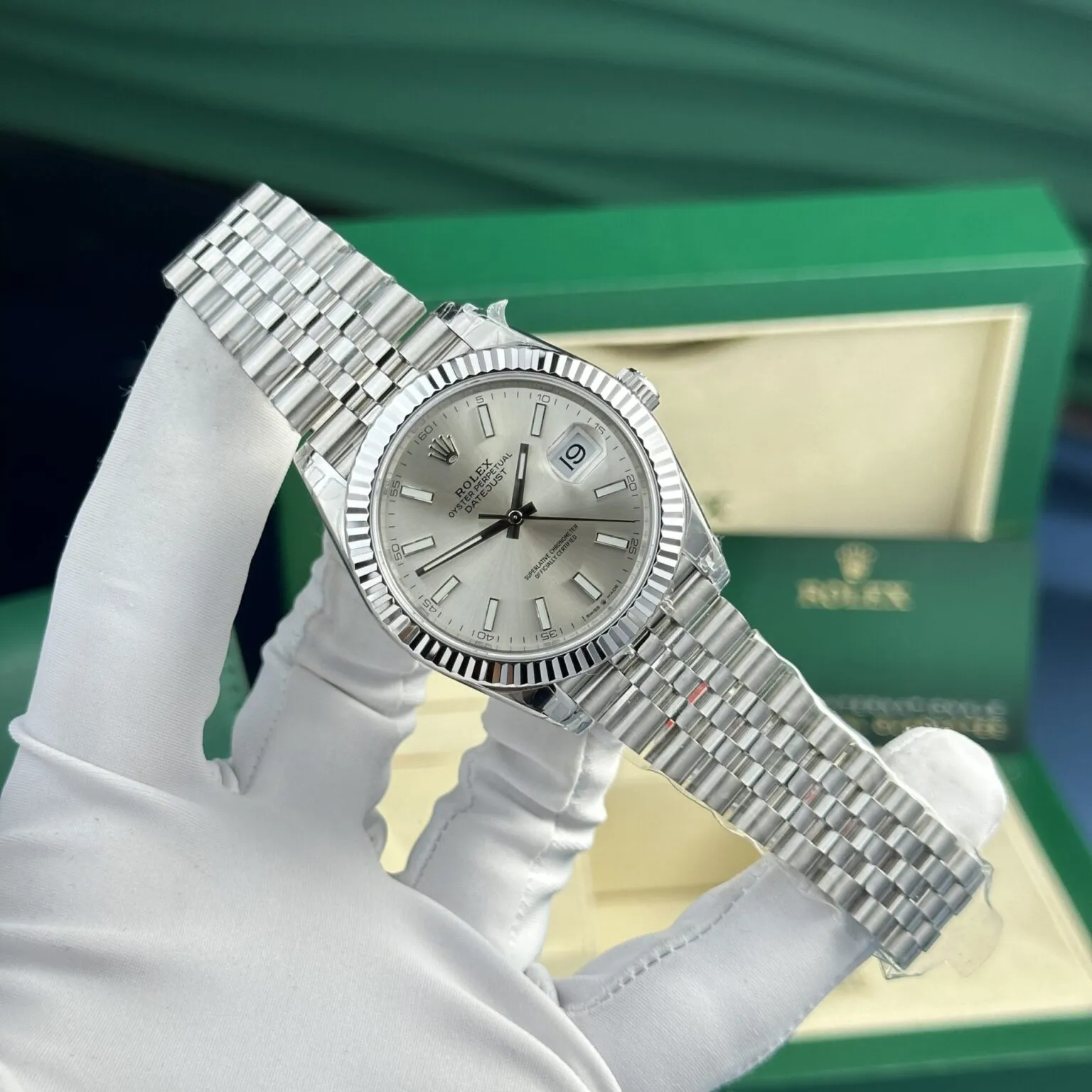 Rolex Datejust Silver Dial 16220 36 mm