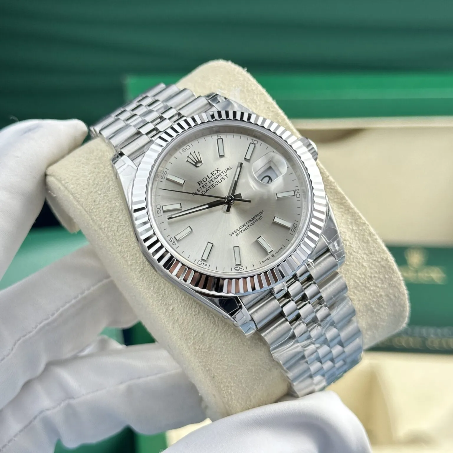 Rolex Datejust Silver Dial 16220 36 mm