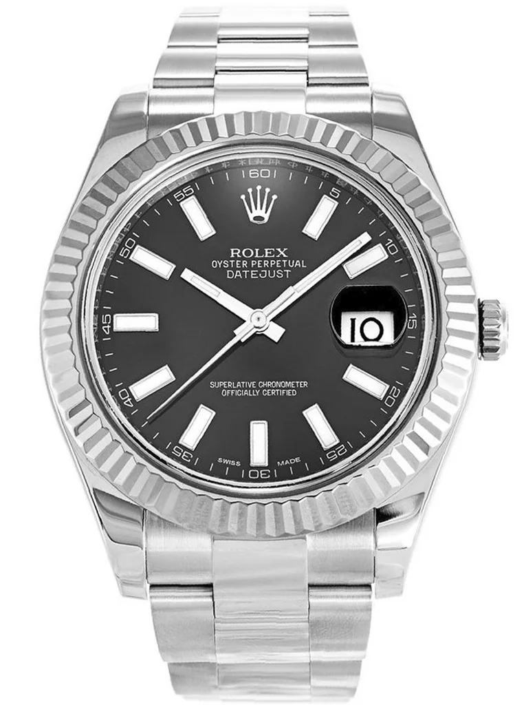 Rolex Datejust Black Dial 116334 41 mm
