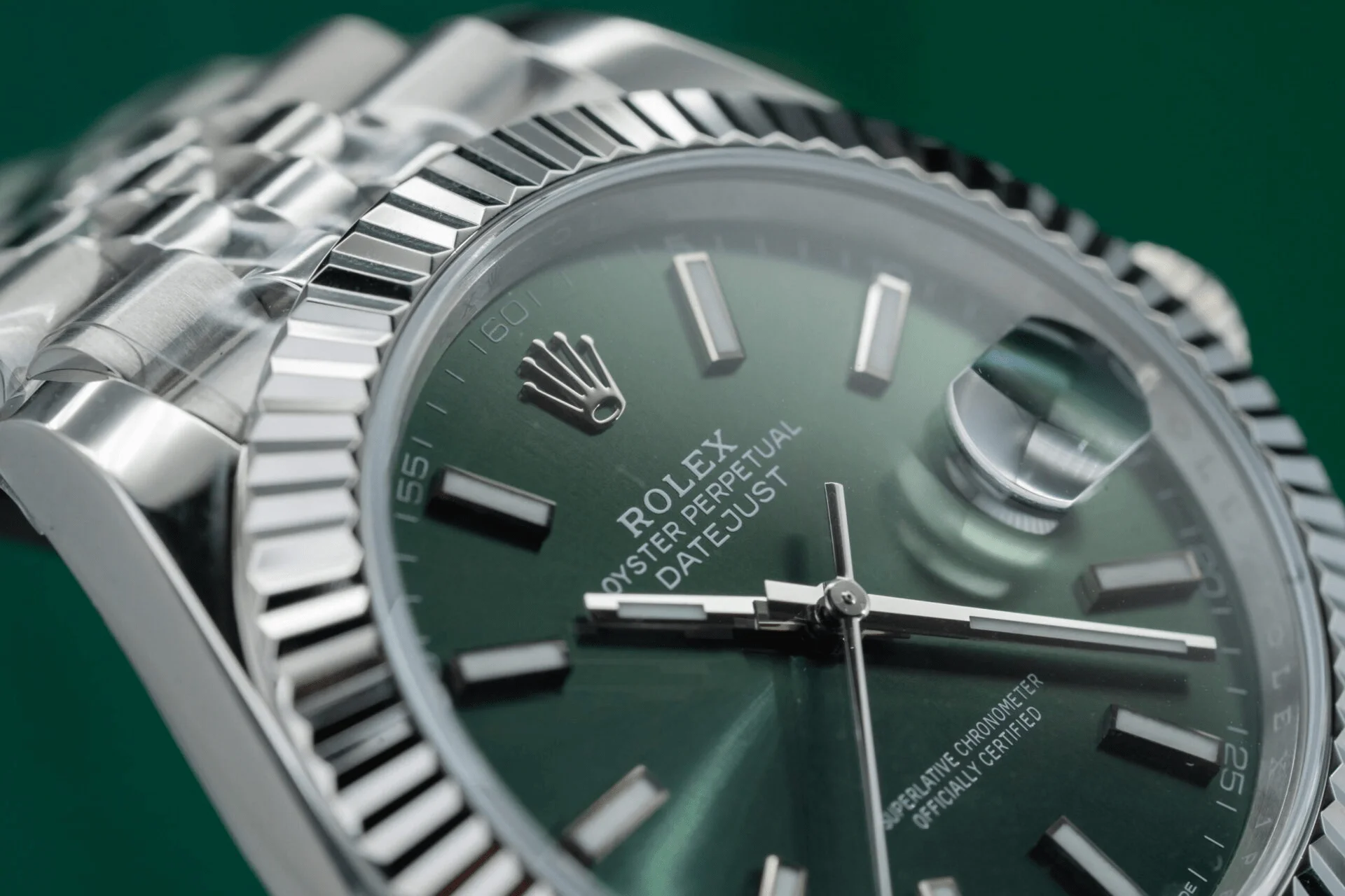 Rolex Datejust Green Dial 126334 Jubilee 41 mm
