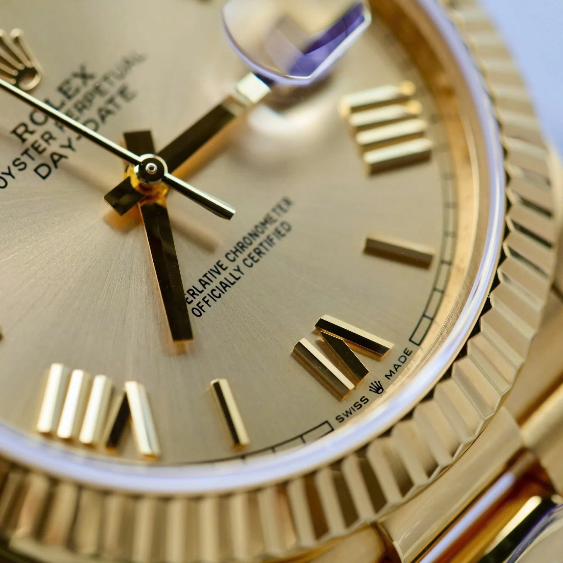 Rolex Day-Date Roman Champagne Dial 228238 40 mm