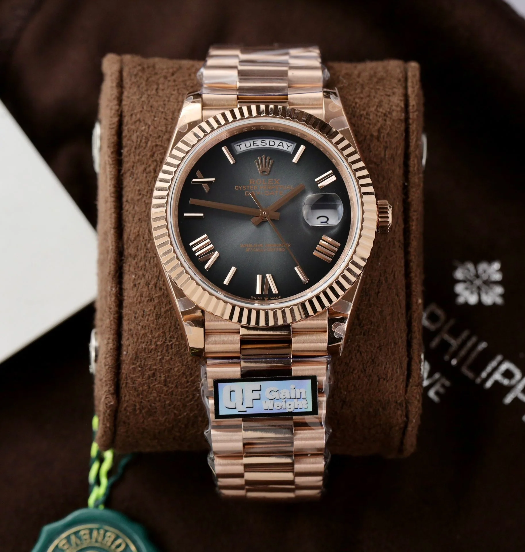 Rolex Day-Date Slate Ombré Dial 228235-0055 40 mm