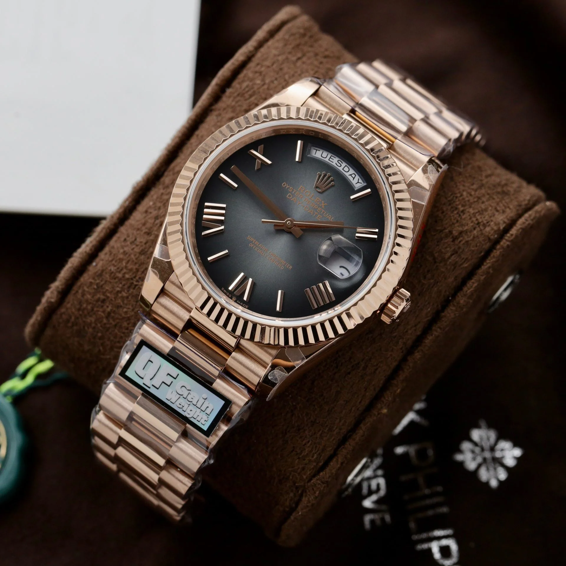 Rolex Day-Date Slate Ombré Dial 228235-0055 40 mm