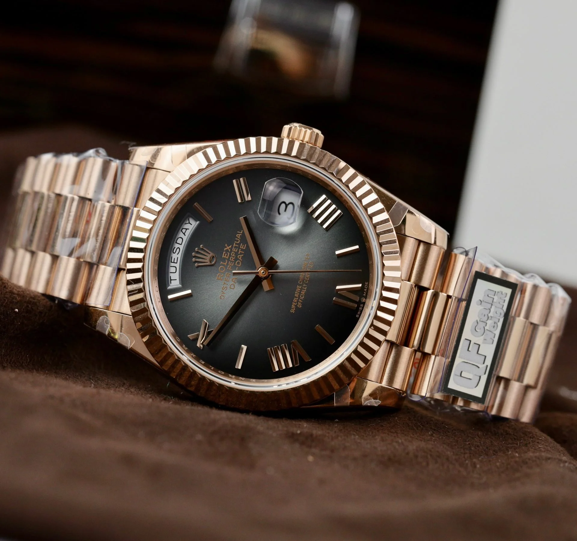 Rolex Day-Date Slate Ombré Dial 228235-0055 40 mm