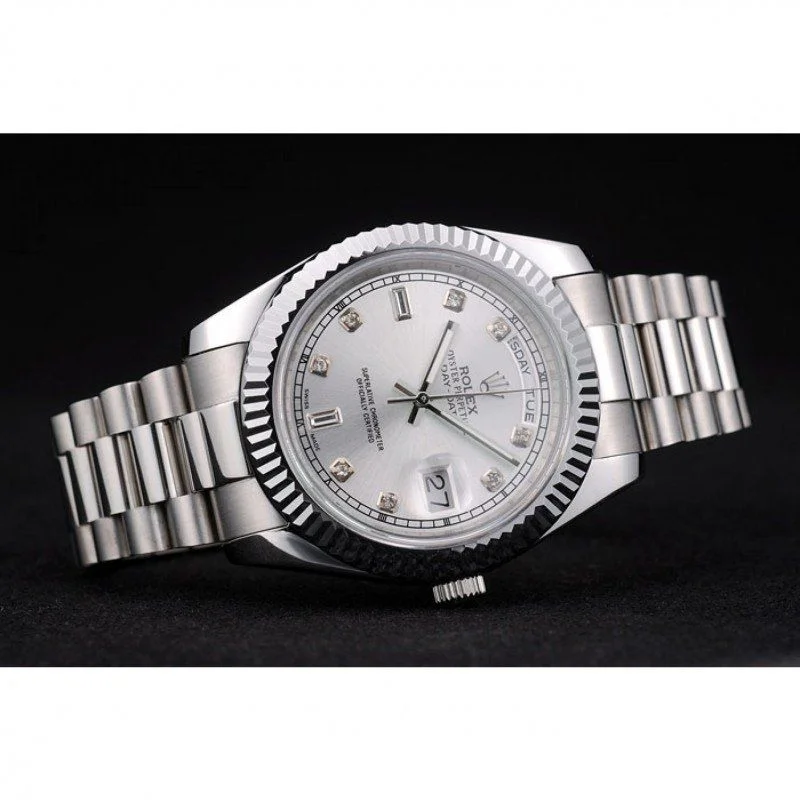 Rolex Day-Date Silver Dial 41995 40 mm