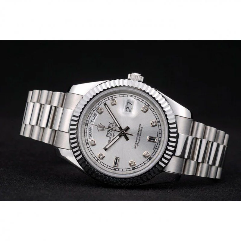 Rolex Day-Date Silver Dial 41995 40 mm