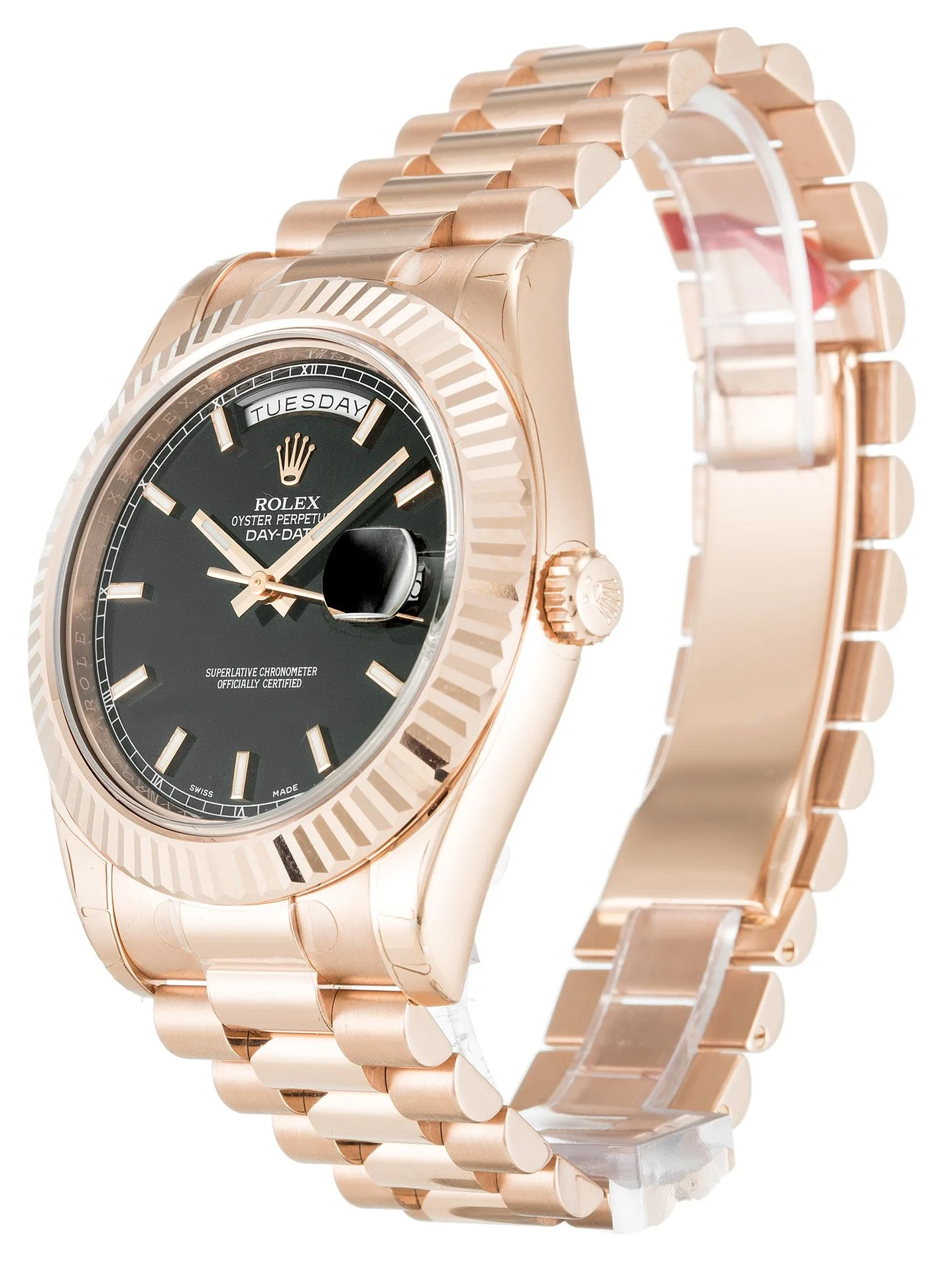 Rolex Day-Date II Black Dial 218235-2 40 mm