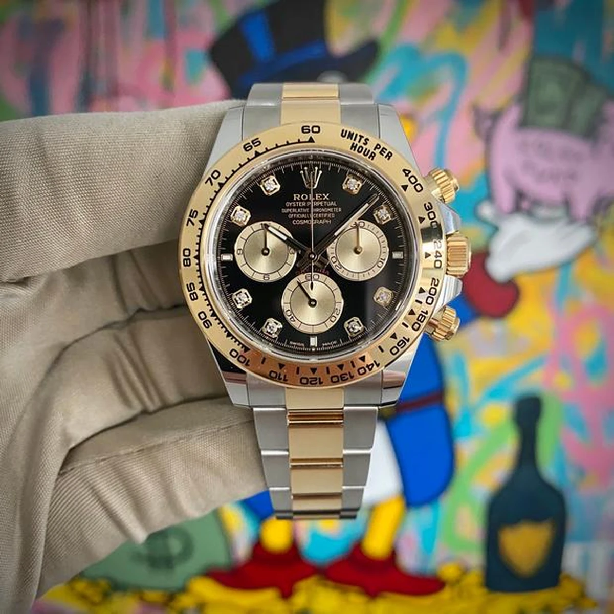 Rolex Daytona Black Diamond Dial 126503