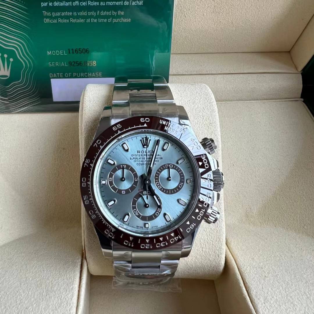 Rolex Daytona Ice blue Dial 116506 “Platona”