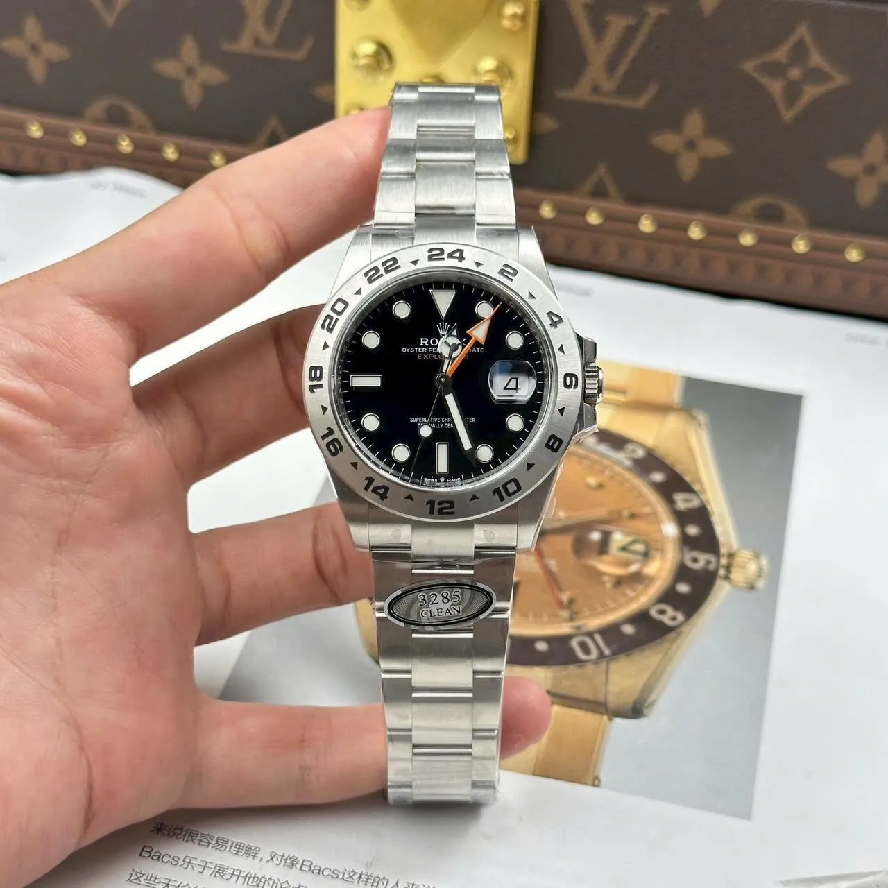 Rolex Explorer Black Dial REP016820
