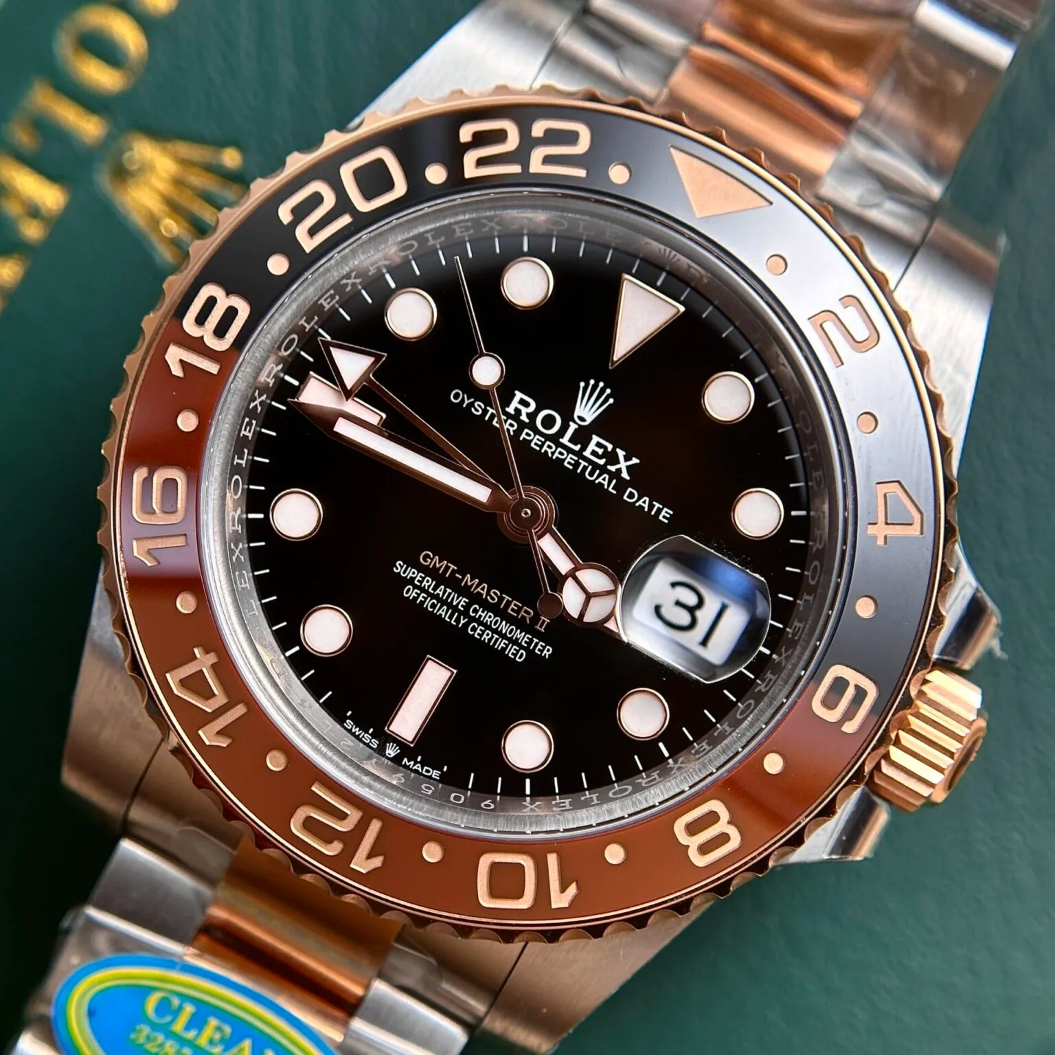 Rolex GMT-Master Black Dial 126711CHNR Root Beer