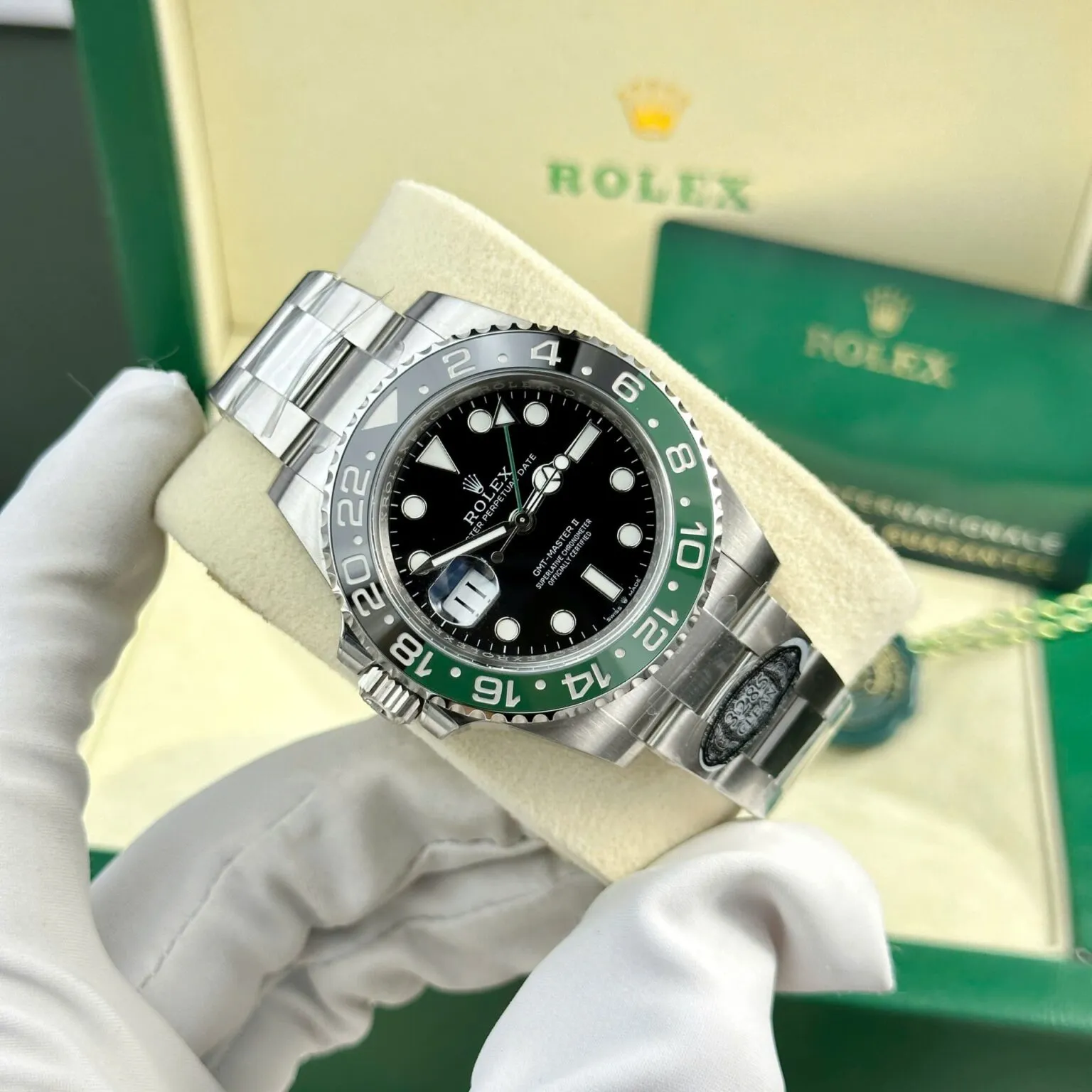 Rolex GMT-Master II Black Dial 126720VTNR “Sprite”