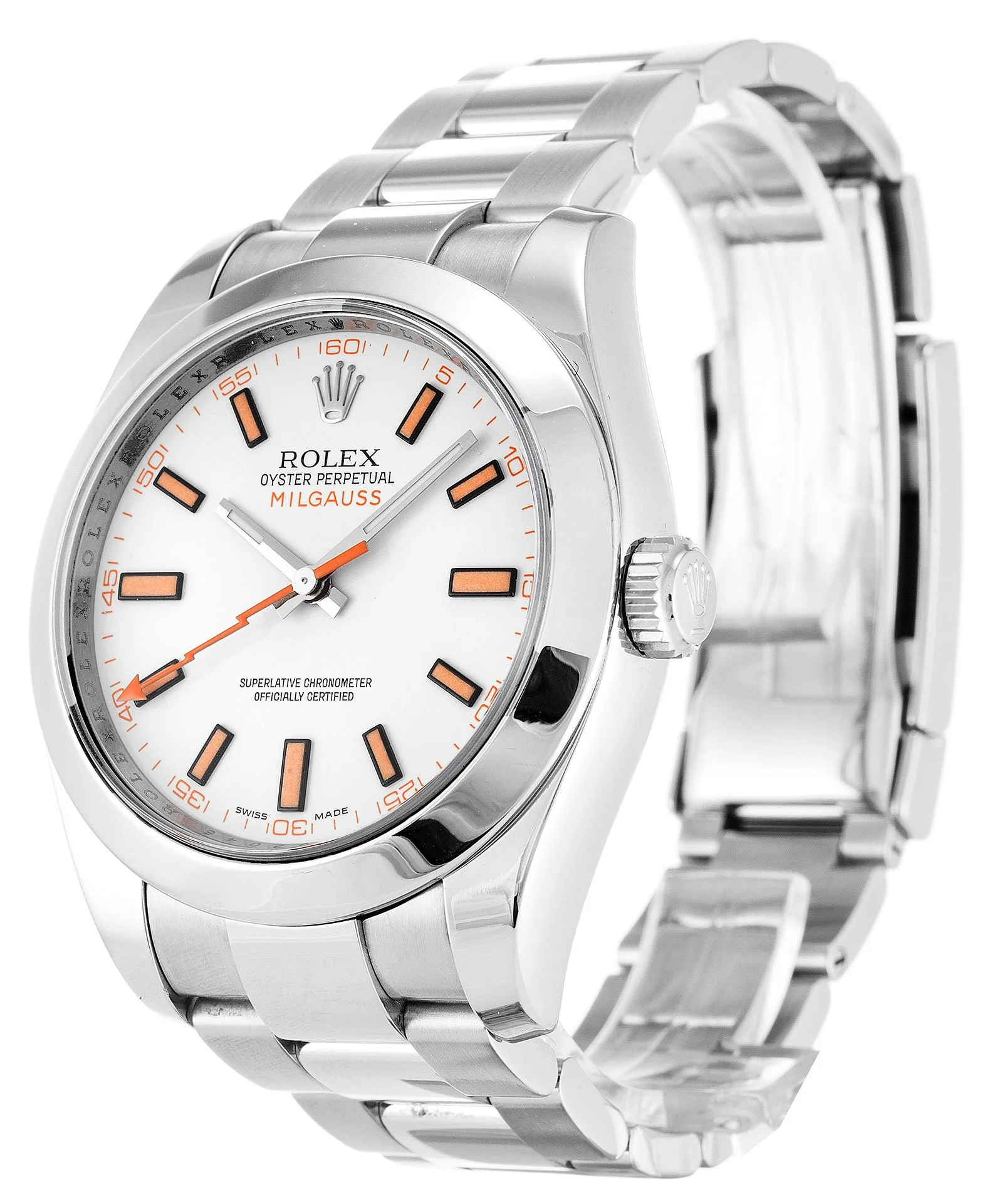 Rolex Milgauss White Dial 116400