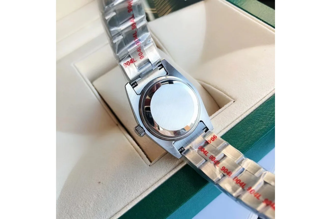Rolex Oyster Perpetual SS/SS Red/Stk 31/41 mm