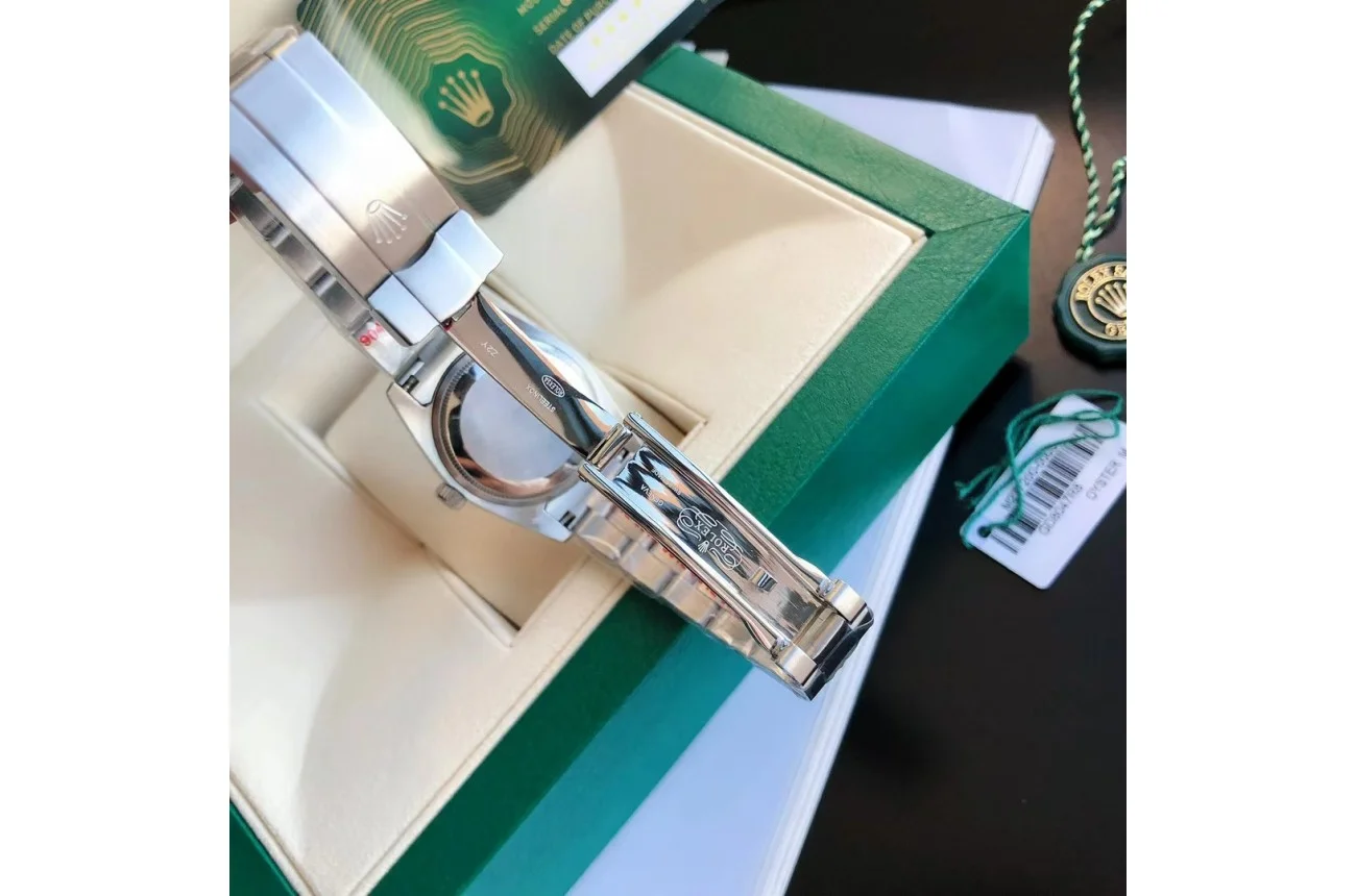 Rolex Oyster Perpetual SS/SS Tiffany Blue/Stk 31/41 mm