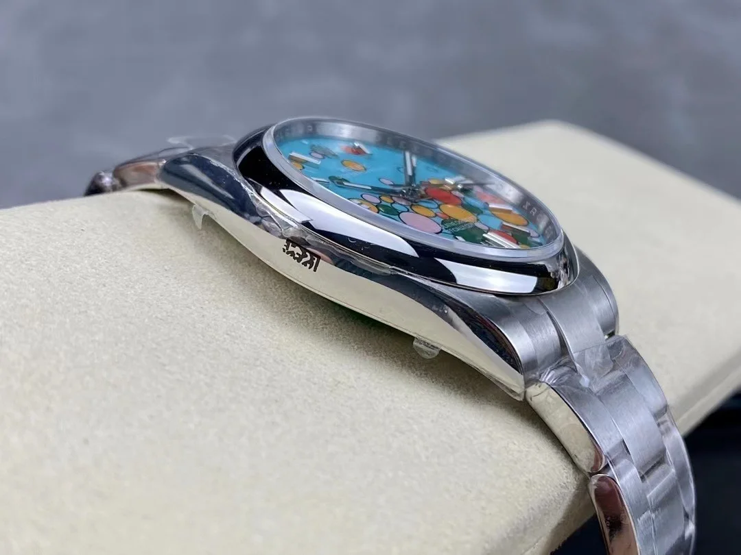 Rolex Oyster Perpetual Turquoise Dial 124300 41 mm