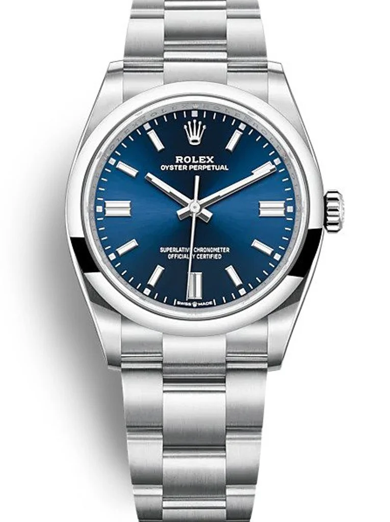 Rolex Oyster Perpetual Lady Blue Dial 126000 36 mm