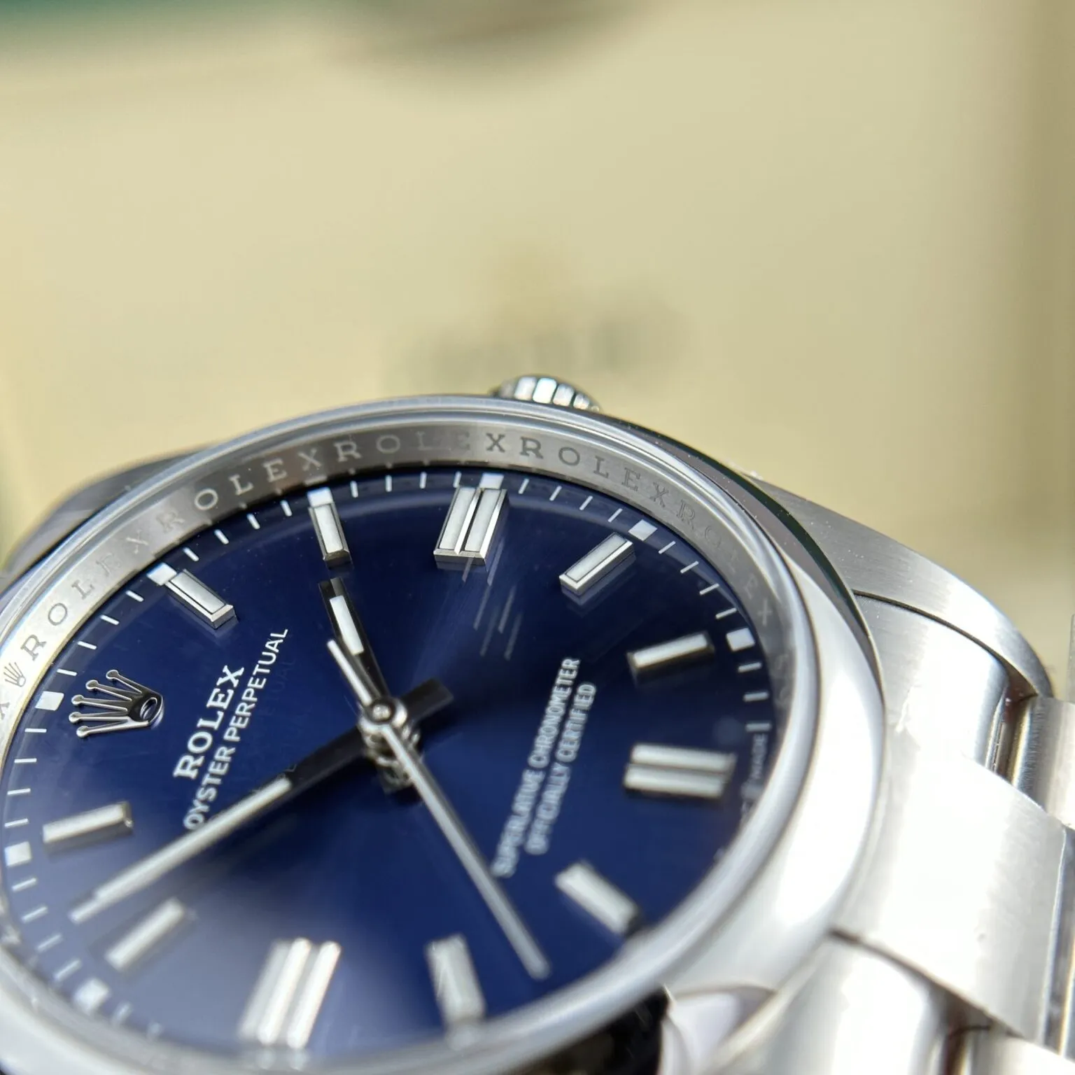 Rolex Oyster Perpetual Lady Blue Dial 126000 36 mm