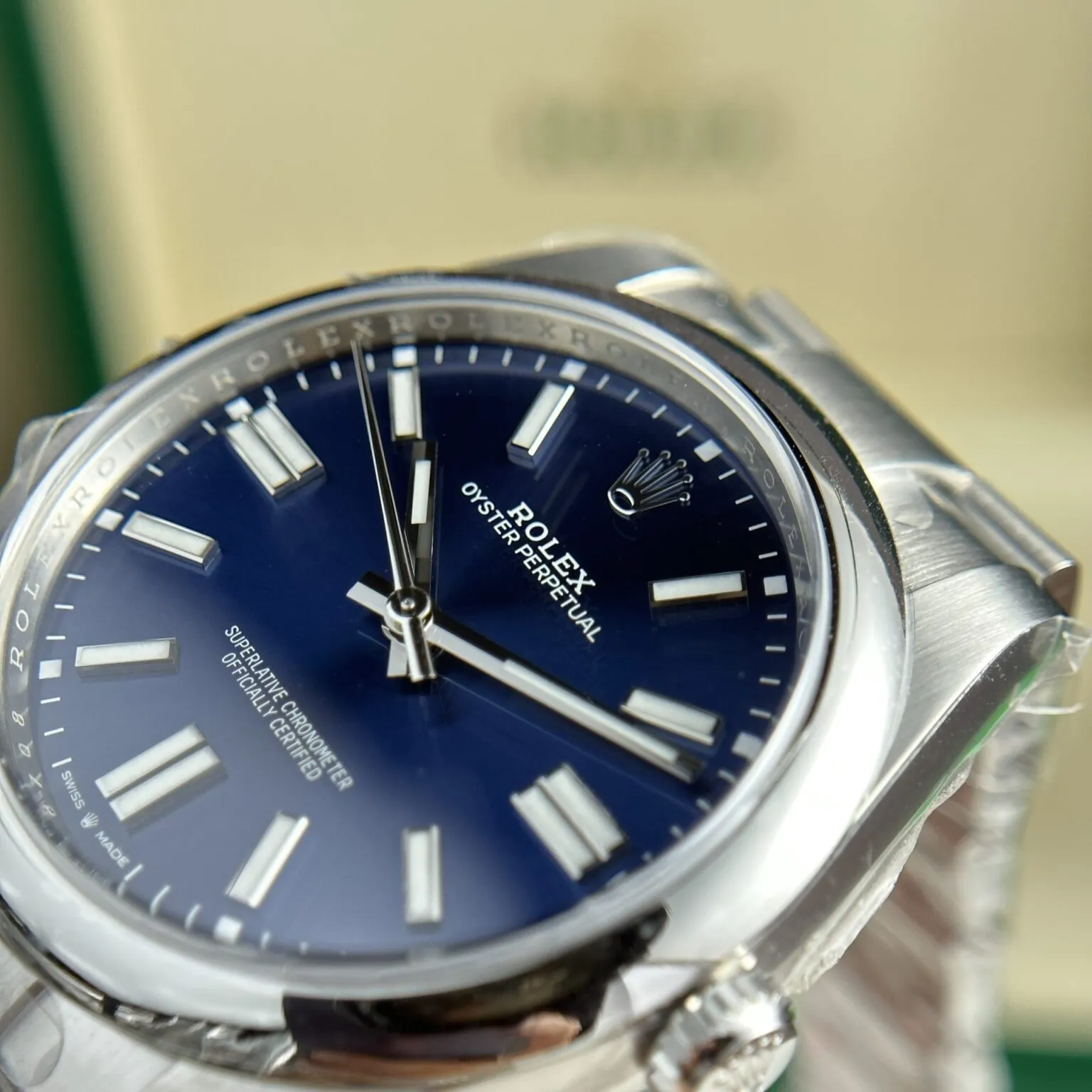 Rolex Oyster Perpetual Blue Dial 124300 41 mm