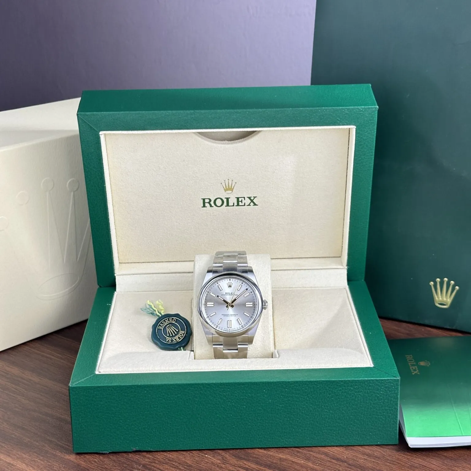 Rolex Oyster Perpetual Silver Dial 124300 41 mm