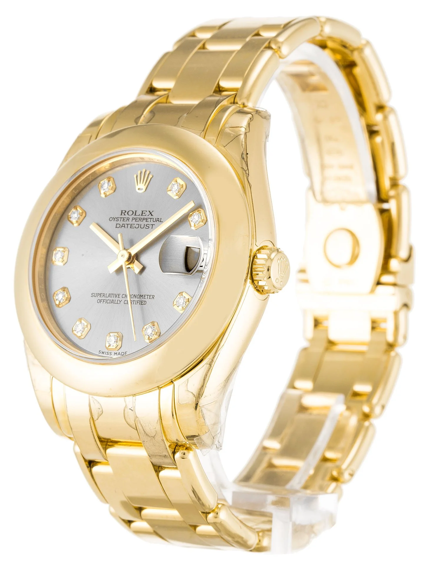 Rolex Pearlmaster Silver Dial 81208