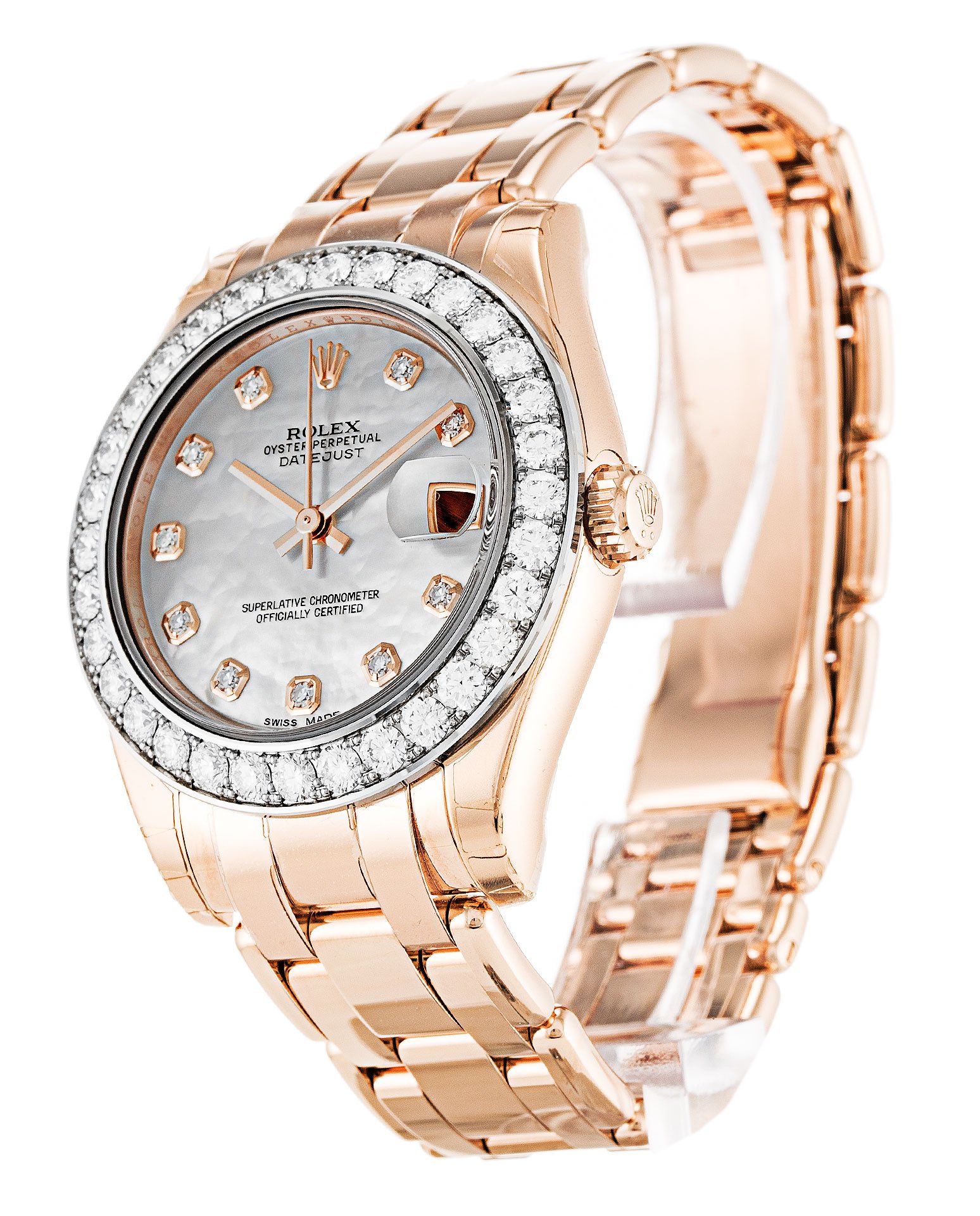 Rolex Pearlmaster Mother of Pearl Dial 81285