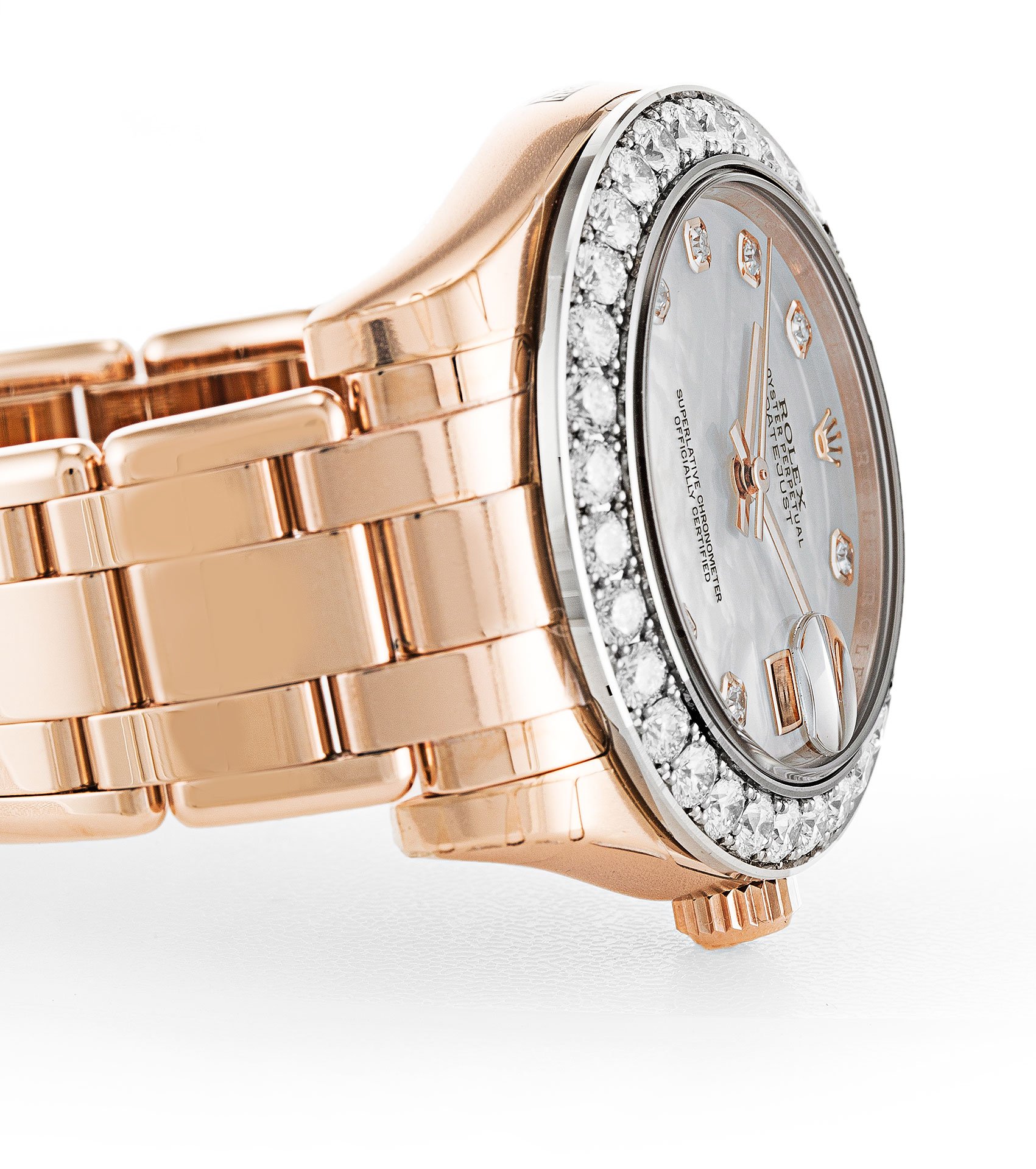 Rolex Pearlmaster Mother of Pearl Dial 81285