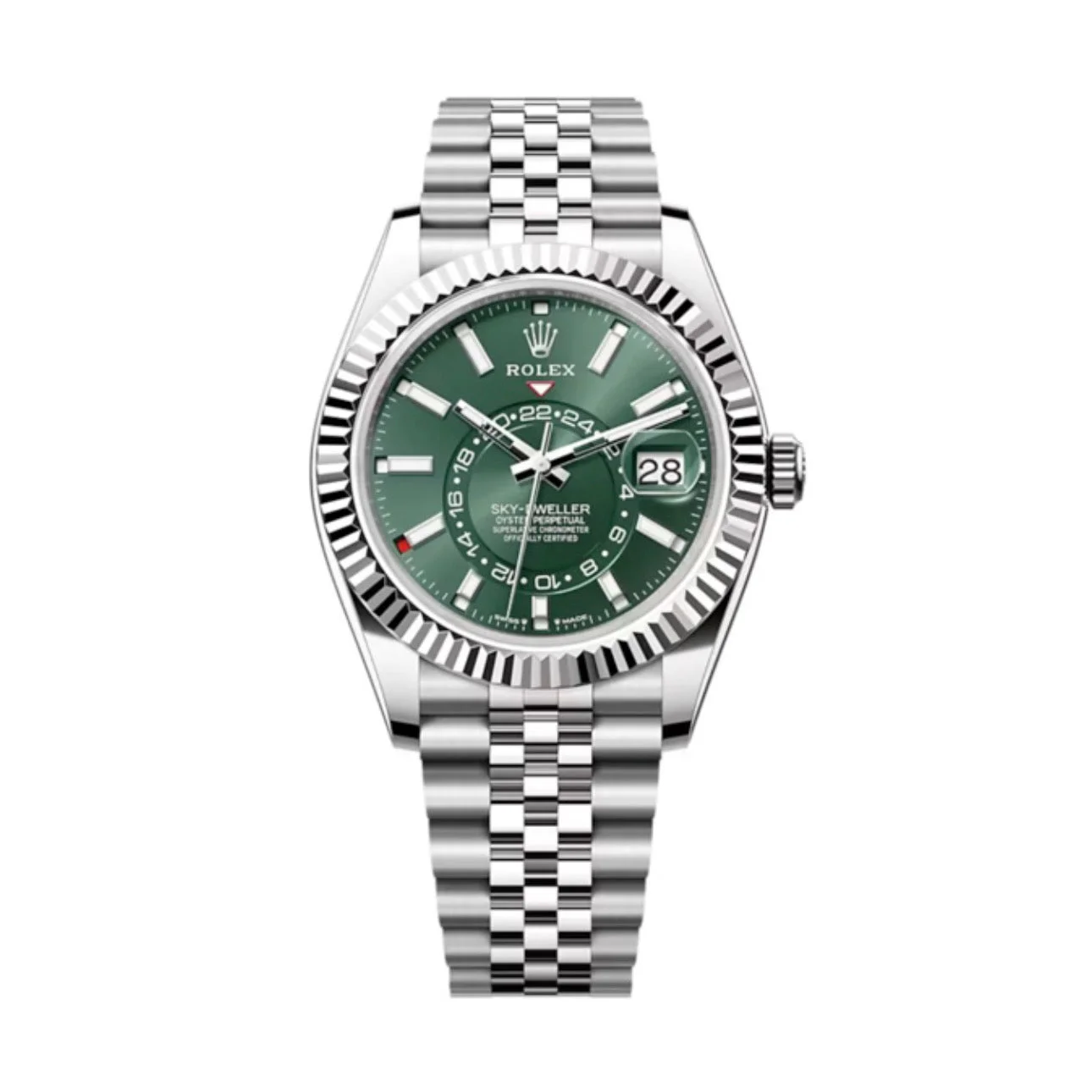 Rolex Sky-Dweller Mint green Dial 336934 Jubilee