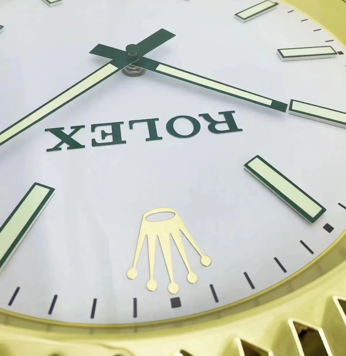ROLEX WALL CLOCK – DATEJUST GOLD