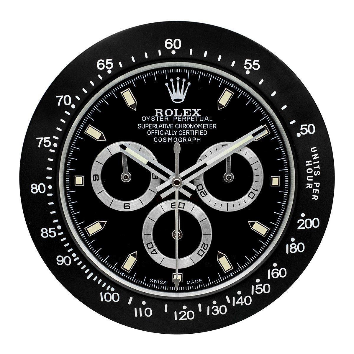 ROLEX WALL CLOCK – DAYTONA Reverse Panda