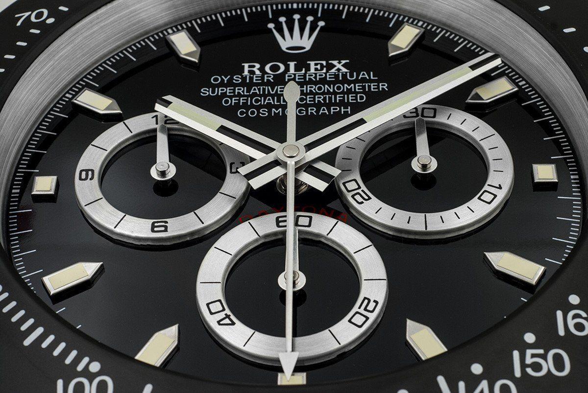 ROLEX WALL CLOCK – DAYTONA Reverse Panda